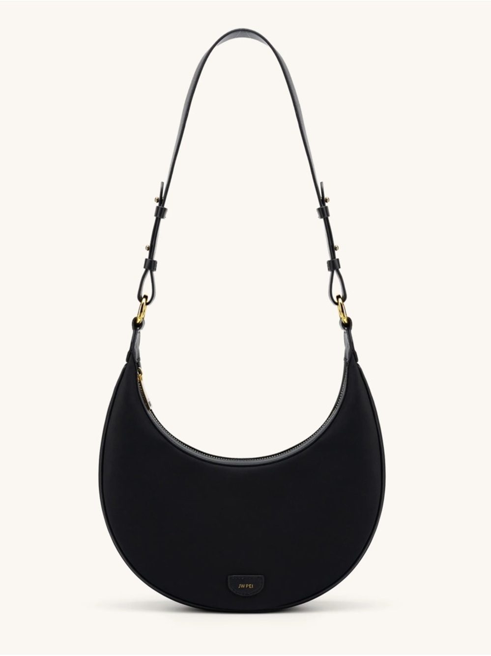 JW PEI Carly Nylon Saddle Bag - Black